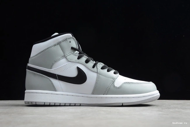 Mid Jordan 1 Smoke 554724-092 Light Grey 0719
